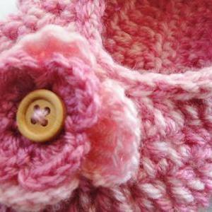 Buy Pink Crochet Slippers (toddler And Adult)